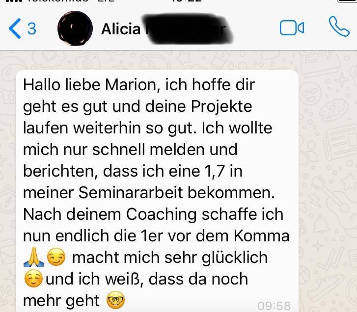 Kundenstimme von Alicia